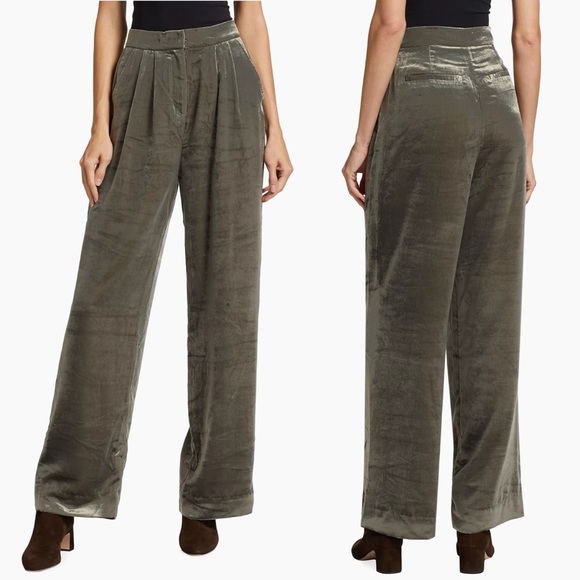 NWT Splendid Irene Velvet Trousers Pants Sz 10 - Picture 4 of 14